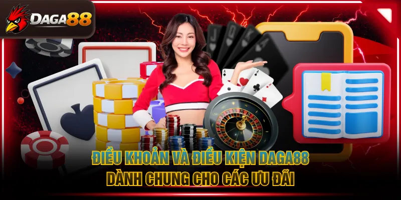 Điều khoản và điều kiện DAGA88 dành chung cho các ưu đãi