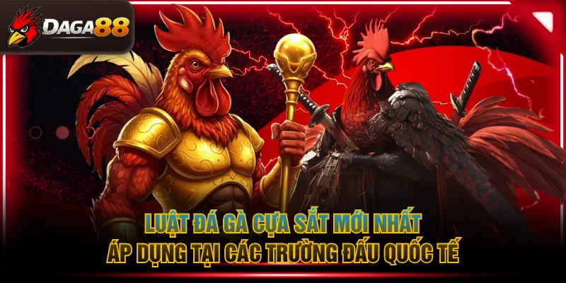Luật đá gà cựa sắt mới nhất áp dụng tại các trường đấu quốc tế