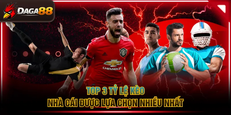 Top 3 tỷ lệ kèo nhà cái được lựa chọn nhiều nhất